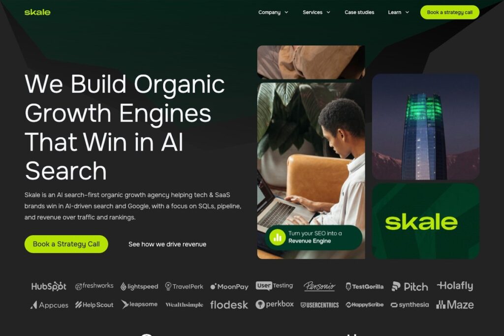Skale homepage
